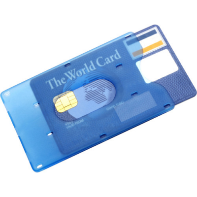 Image of Bank card holder for one card
