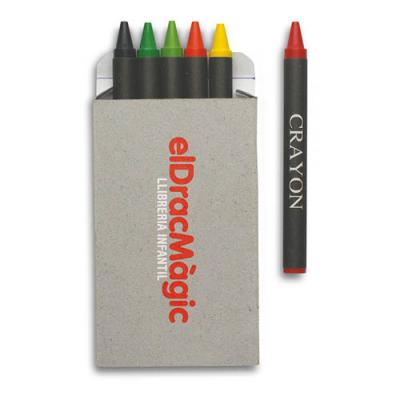 Image of Carton of 6 wax crayons