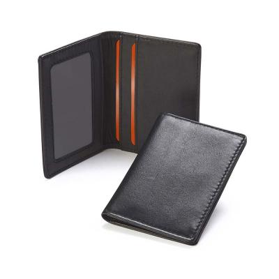 Image of Sandringham Nappa Leather Luxury Leather Card Case with RFID Protection